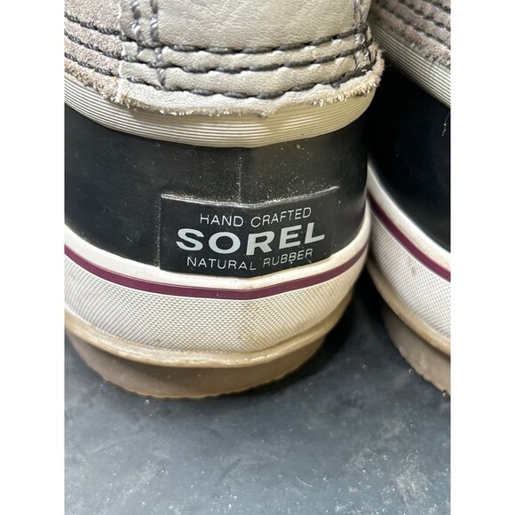 Sorel Womens Joan of Arctic Waterproof Winter Boots Size 9 Gray & Black - Picture 7 of 9